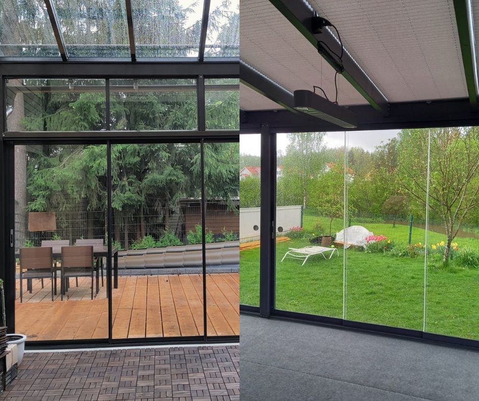 Liukulasiprofiilit ja niiden vaikutus lasiterassin hintaan